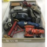 A quantity of playworn 1950's and post war Dinky toys.