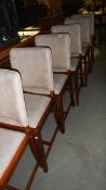 A set of 6 dining chairs.