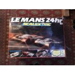 A Scalextrix Le Mans 24hr set in box.