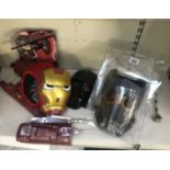 Cosplay - A Starlord helmet, Deadpool mask, Spiderman mask etc.