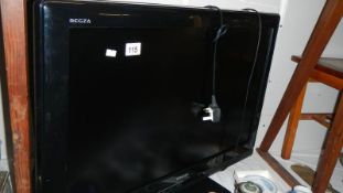 A Regza flat screen television.