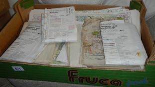 A collection of Ordnance survey maps from 1940's to 1970's including administration areas,