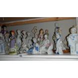 A large collection of assorted figures.