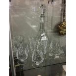 3 fine decanters including Rosenthal and other crystal.