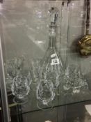 3 fine decanters including Rosenthal and other crystal.