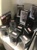 12 boxed Marvel movie collection figures including Hulk etc.