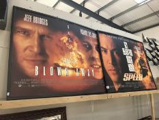 2 film posters - 'Speed' and 'Blown Away'