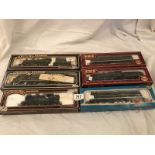 6 boxed Airfix and Mainline locomotives.