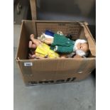 A box of dolls.