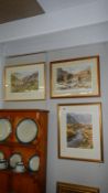 3 framed and glazed limited edition Lake District prints by Judy Boyes.