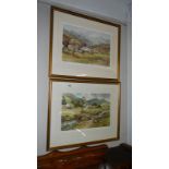 2 framed and glazed Lake District prints by Judy Boyes.