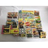 A quantity of Matchbox and Corgi die-cast models including superfast and yesteryears etc.