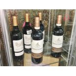 5 bottles of Chateau German red wine.