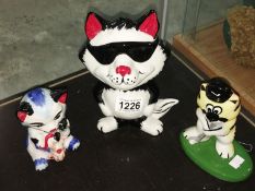 3 Lorna Bailey cats.