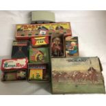 A quantity of boxed tinplate clockwork toys including little shoemaker, Escalado,