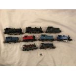 9 assorted '00' tank engines.