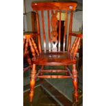 A Windsor chair.