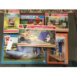 6 boxed Pedigree Sindy outside box sets including camping, buggy, foldaway tent, balcony pack,