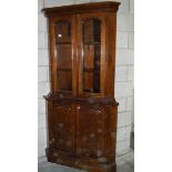 A good quality glazed corner cupboard.