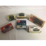 A quantity of boxed military vehicles etc by Dinky, Corgi etc.