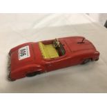 A 1960's battery operated tinplate Mercedes 190sl, made in Germany by "Huki".