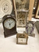 4 clocks including carriage.