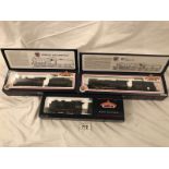 3 Bachmann locomotives - 2x J39 and 1x V2.