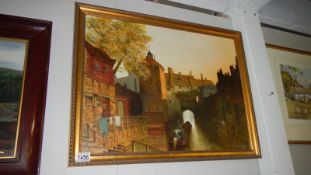 An oil on board painting of the glory hole, Lincoln,