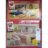 A boxed Pedigree Sindy beauty salon set & keeping fit set.