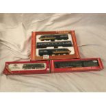 3 boxed Hornby '00' locomotives including a high speed train pack.