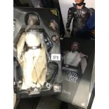 A Star Wars boxed Luke Skywalker MMS390 1/6th scale collection figure.
