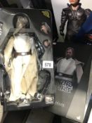 A Star Wars boxed Luke Skywalker MMS390 1/6th scale collection figure.