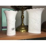 2 Kaiser porcelain vases.