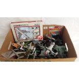 A large quantity of unboxed diecast aircraft.