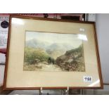 A framed and glazed rural scene water colour.