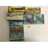 6 boxed Corgi aircraft including concorde boac.