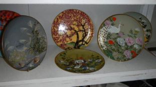 6 Japanese collector's plates.