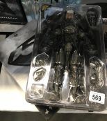 A boxed 1/6 scale collectable figure of General Zod collectors editions MMS 216.