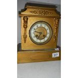 A Mappin & Webb mantle clock.