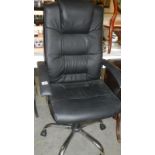 An executive chair.