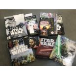 A good collection of Star Wars books & ephemera including Star Wars vault and Dave Prowse