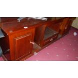 A mahogany sideboard.