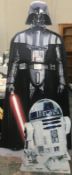 Star Wars Darth Vader & R2-D2 standees.