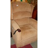 A electric reclining chair.