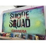 A DC Suicide Squad carrera promo poster signed by 11 members of the cast including Will Smith and