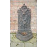 A cast iron fountain (to be removed by buyer).