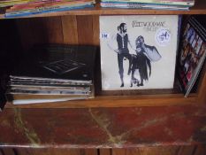 A collection of records including classical, Kate Bush, Fleetwood Mac,