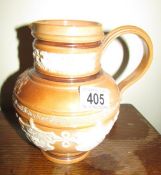 A Doulton Lambeth jug commemorating the British Empire,