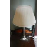 A table lamp.