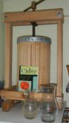 A cider press